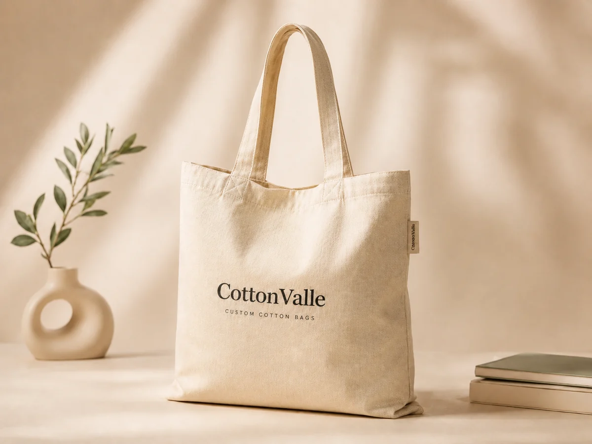 CottonValle custom cotton tote bag